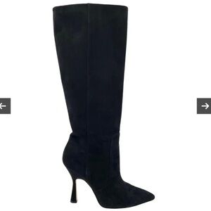 Stuart Weitzman Black Heeled Boots